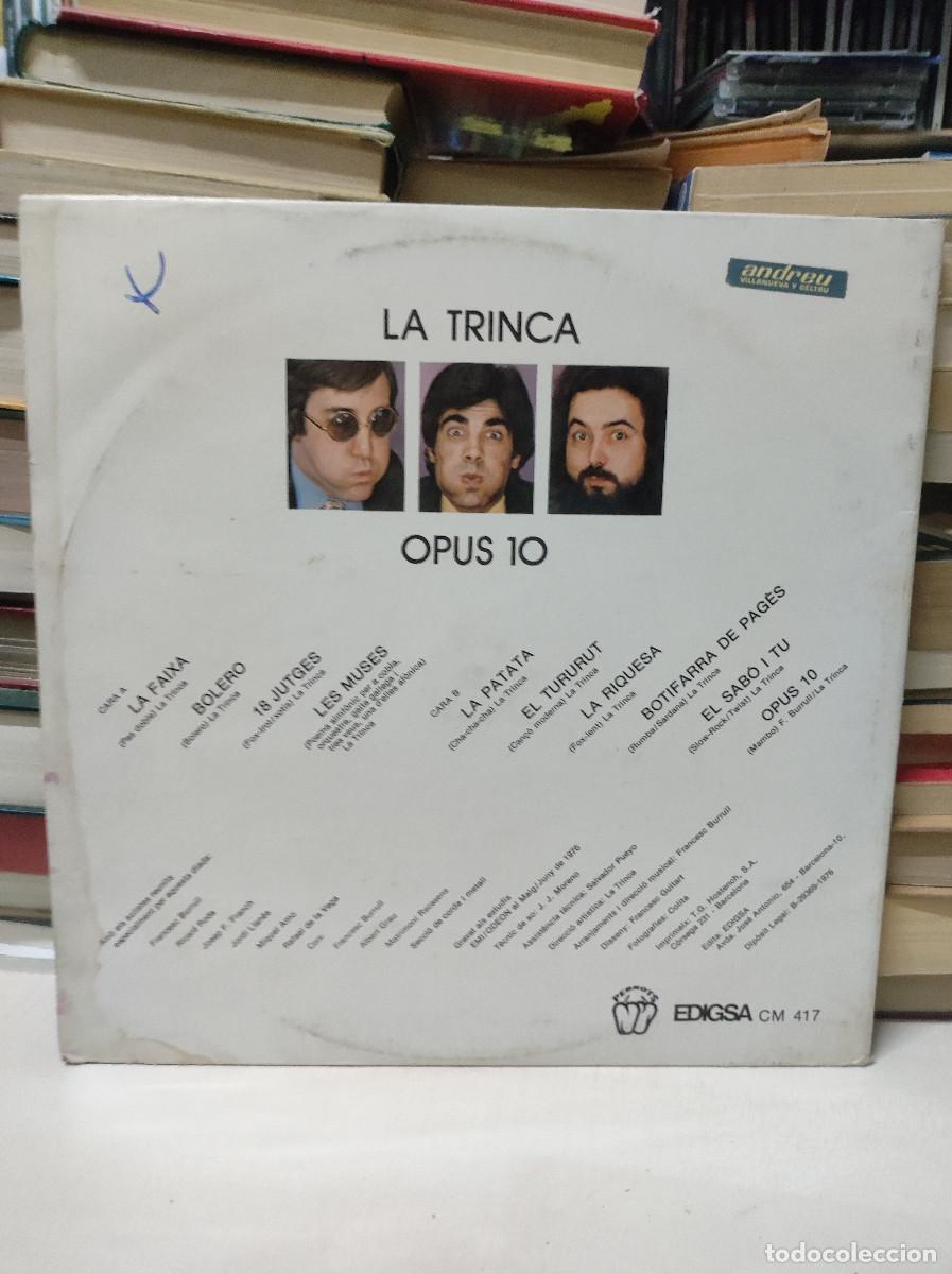 Discos de vinilo: La Trinca &ndash; Opus 10 - Foto 2