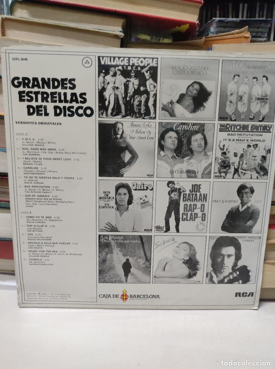 Discos de vinilo: GRANDES ESTRELLAS DEL DISCO VERSIONES ORIGINALES - Foto 2