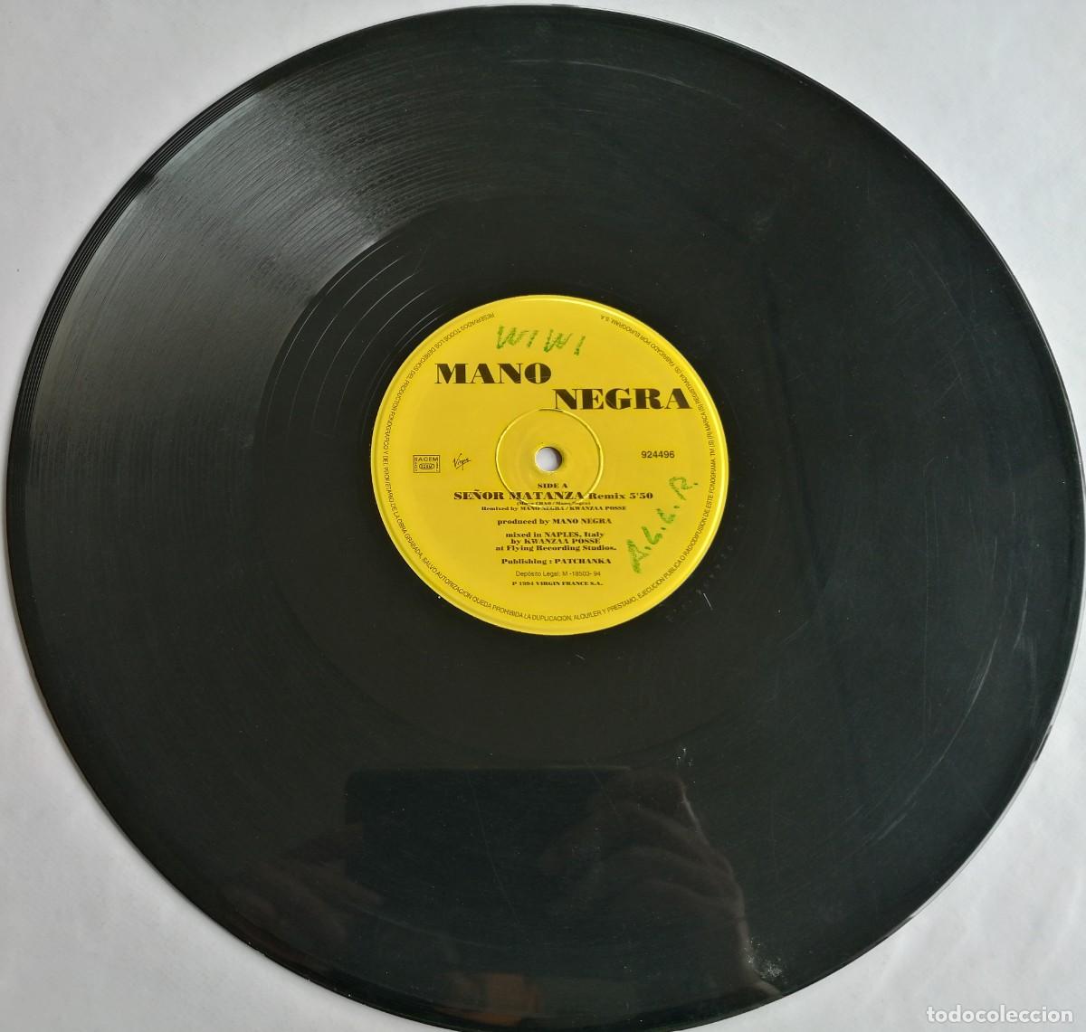 Discos de vinilo: Mano Negra, Se&ntilde;or Matanza, Virgin 924496 - Foto 5