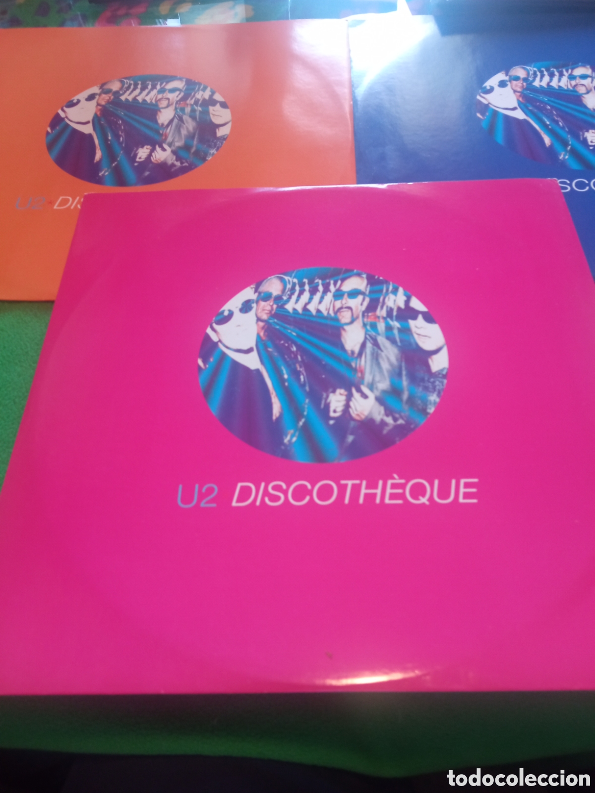 Discos de vinilo: U2 - Discotheque (Triple vinilo Maxi single) - Foto 3