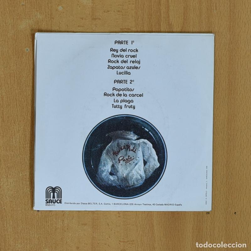 Discos de vinilo: BERTA - ROCK AND ROLL PARTY - SINGLE - Foto 2