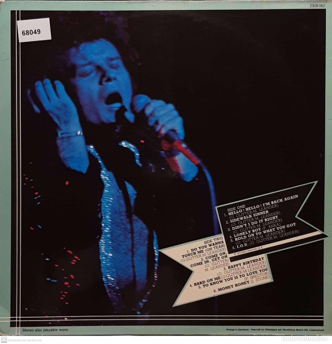 Discos de vinilo: Gary Glitter &lrm;&ndash; Touch Me - Foto 3