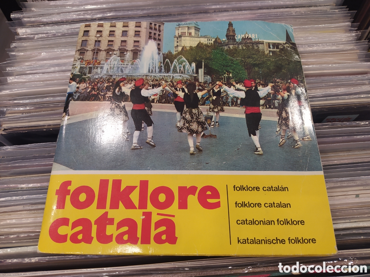 Discos de vinilo: Cobla La Principal De La Bisbal&nbsp;&ndash;&nbsp;Folklore Catal&agrave;. Ep vinilo + libreto. - Foto 1