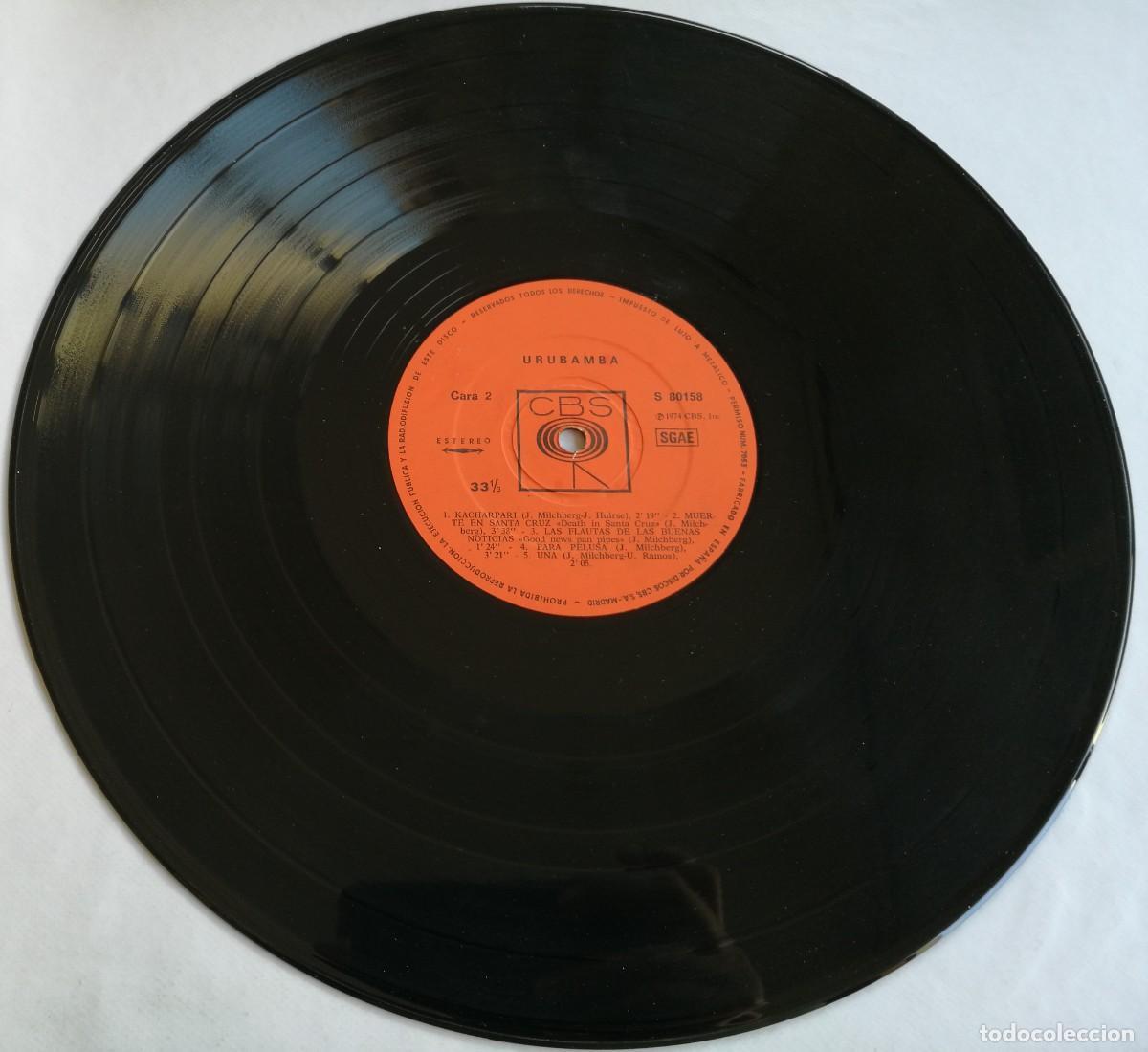 Discos de vinilo: Urubamba, Urubamba, CBS S 80158 - Foto 3