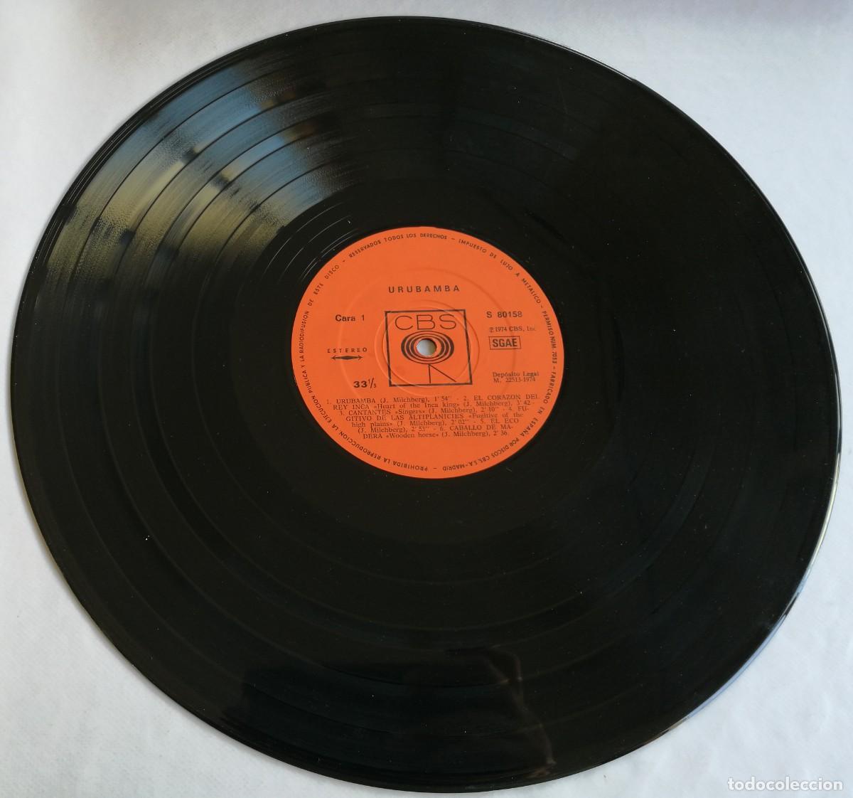 Discos de vinilo: Urubamba, Urubamba, CBS S 80158 - Foto 5