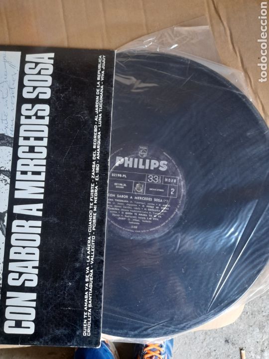 Discos de vinilo: Vinilo con Sabor a Mercedes Sosa - Foto 3