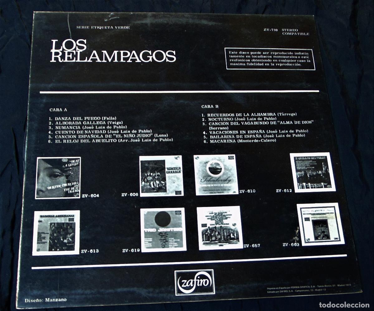 Discos de vinilo: Los Relampagos &ndash; Los Relampagos - LP 1973 - Foto 2