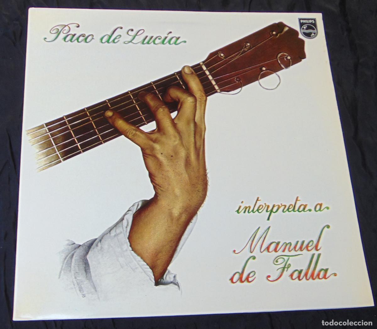 Discos de vinilo: PACO DE LUCIA INTERPRETA A MANUEL DE FALLA - LP PORTADA GATEFOLD 1980 - Foto 1