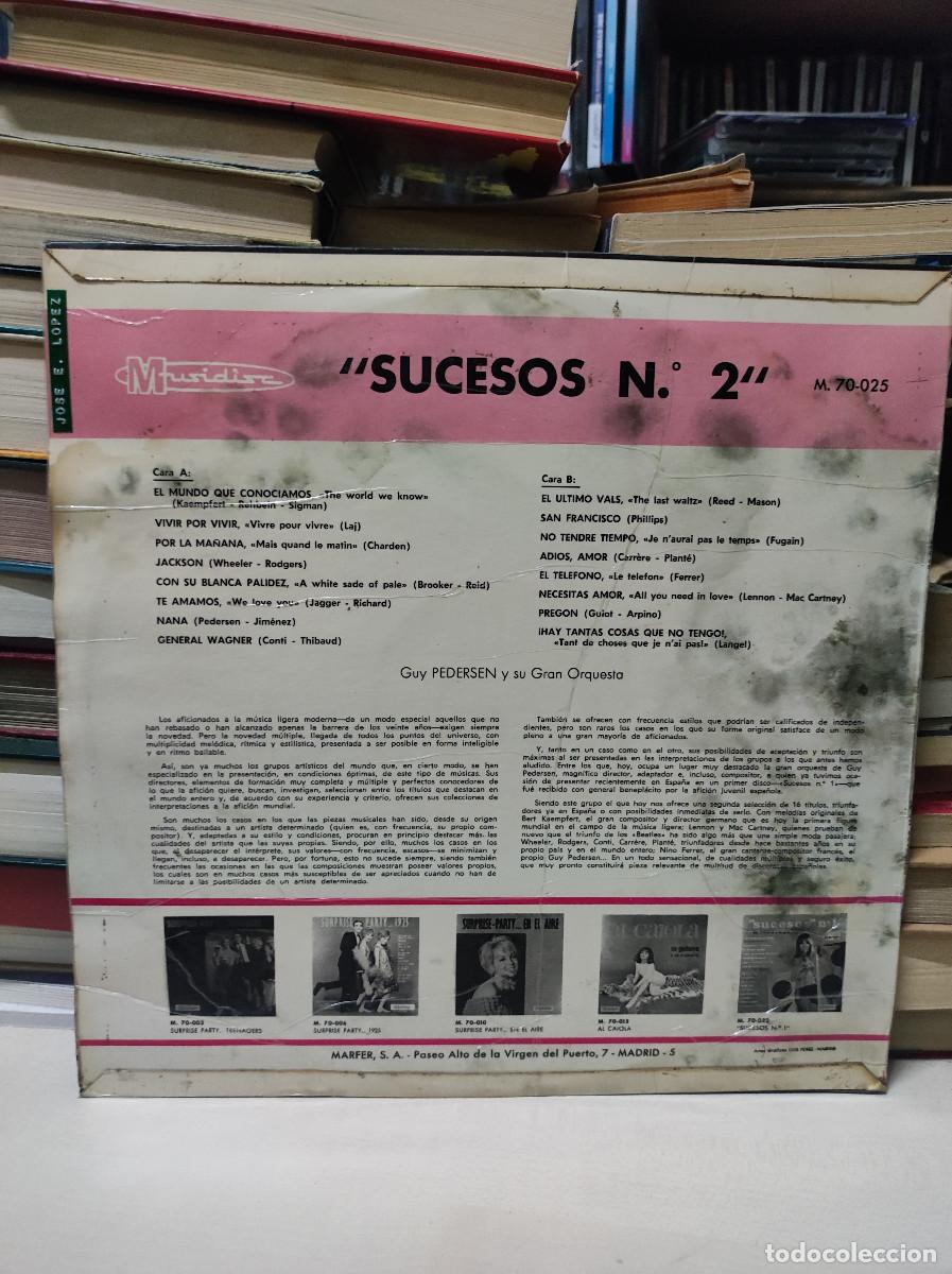Discos de vinilo: Guy Pedersen Y Su Gran Orquesta &ndash; Sucesos N&ordm;2 - Foto 2