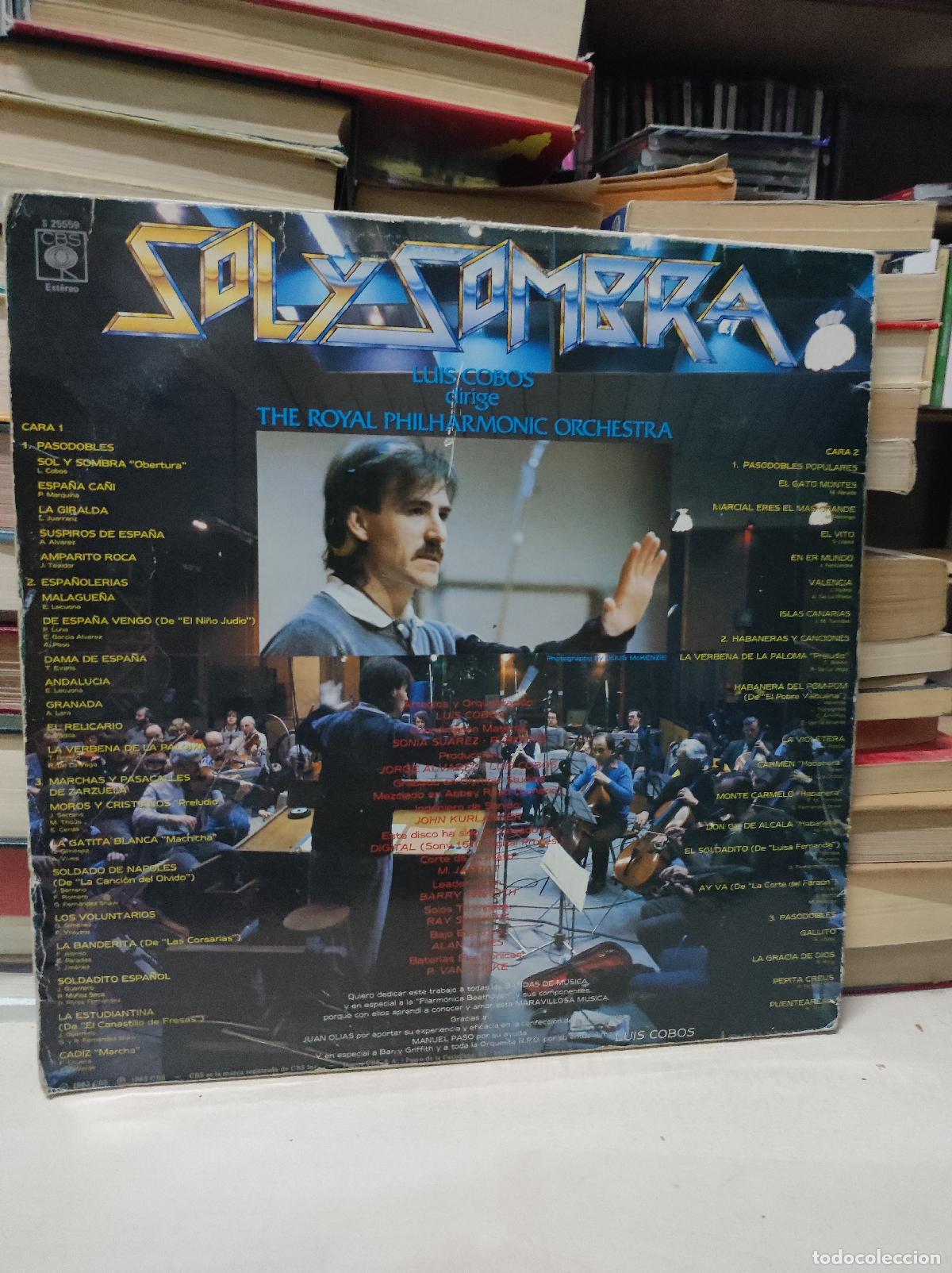 Discos de vinilo: Luis Cobos Dirige The Royal Philharmonic Orchestra &ndash; Sol Y Sombra - Foto 2