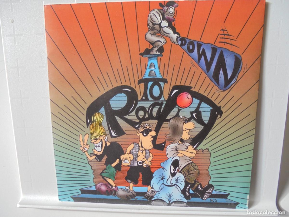 Discos de vinilo: DOWN TO REALITY. SINGLE DE VINILO ROJO. - Foto 1