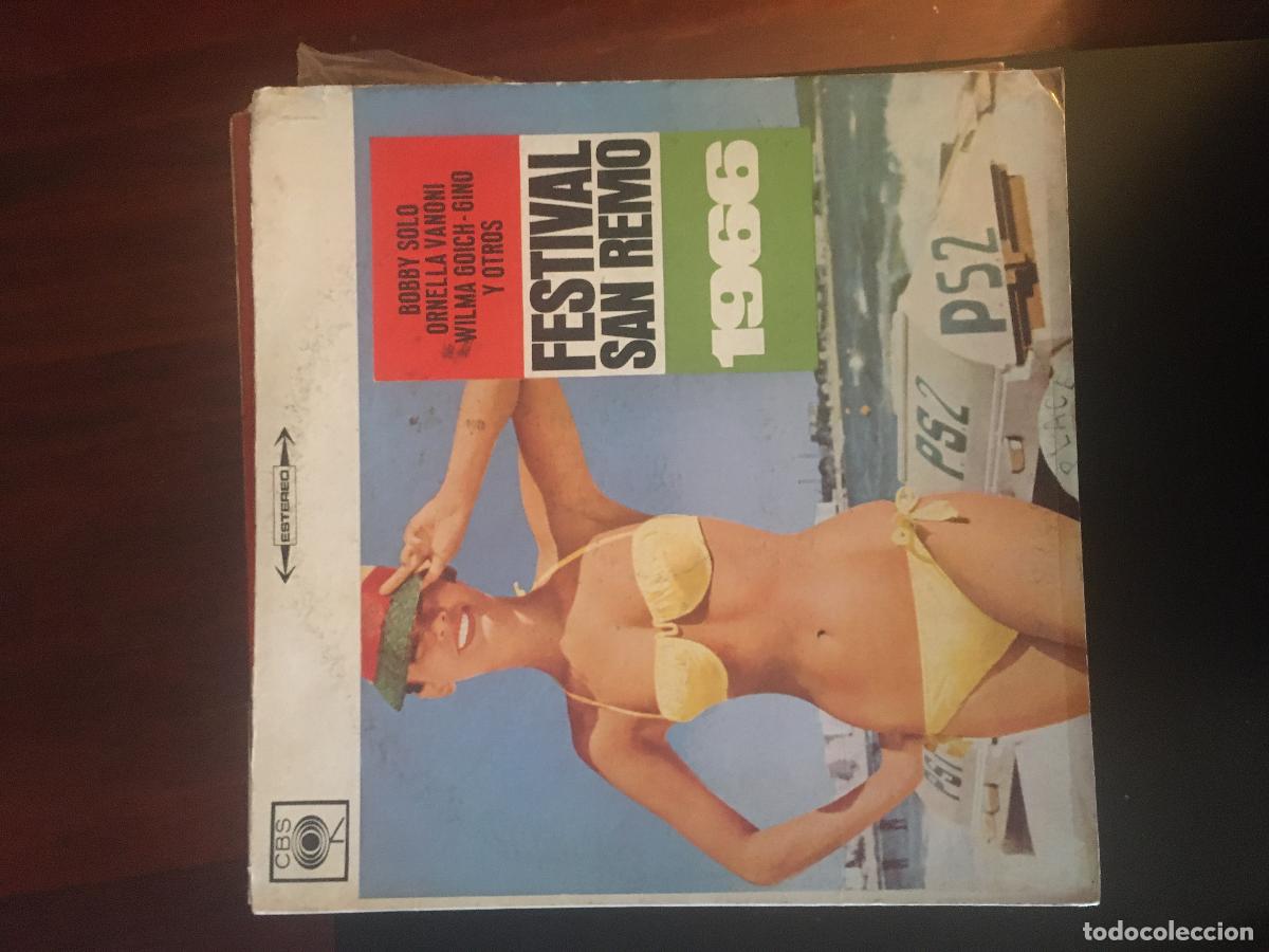 Dischi in vinile: Festival San Remo 1966 Bobby Solo Ornella Vanoni Wilma Goich-Gino y otros 1966 lp CBS Spain 9629