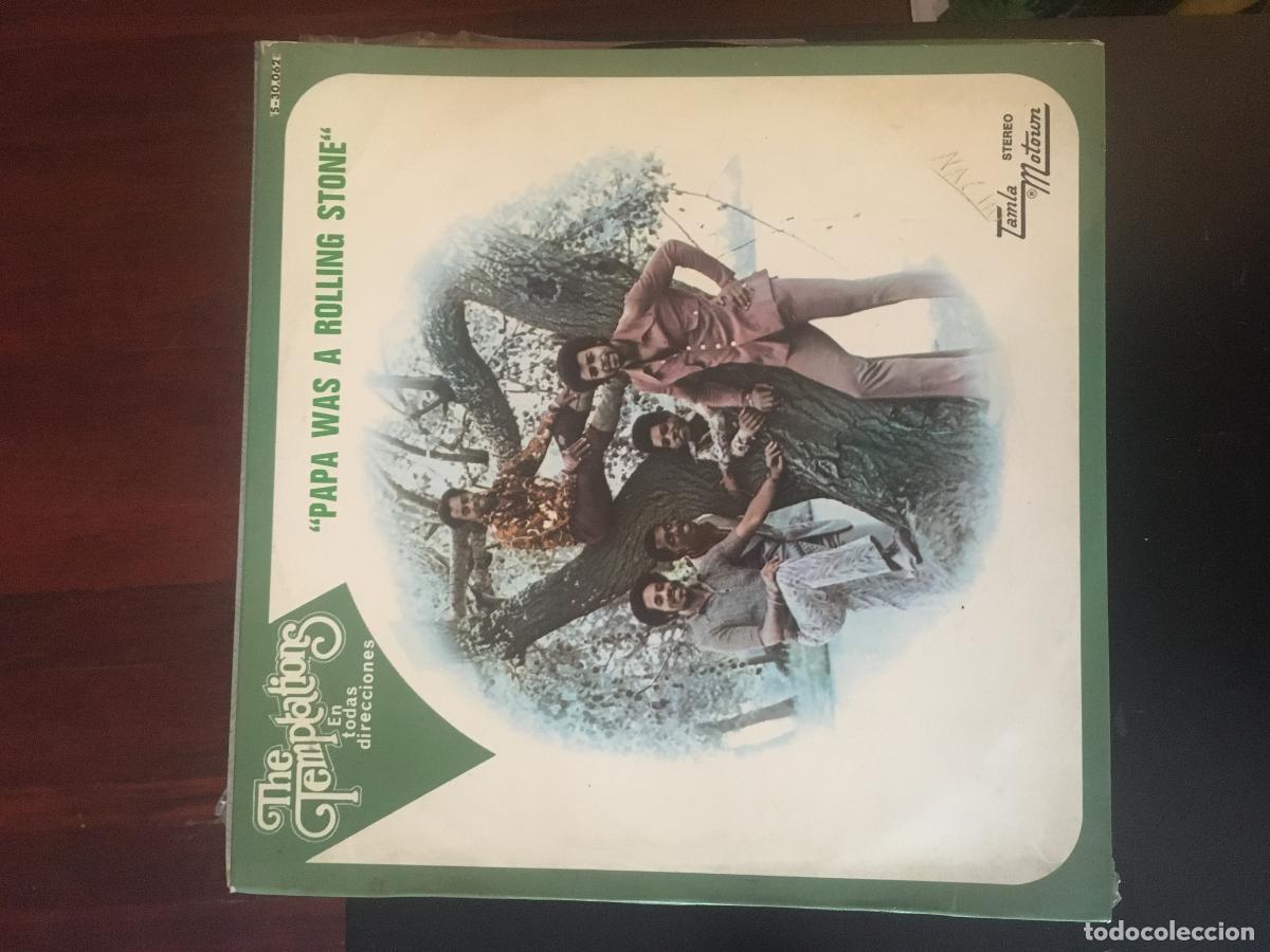 Discos de vinilo: The temptations en todas direcciones. Papa was a rolling stone 1973 lp Tamla Motown Spain S-30.062