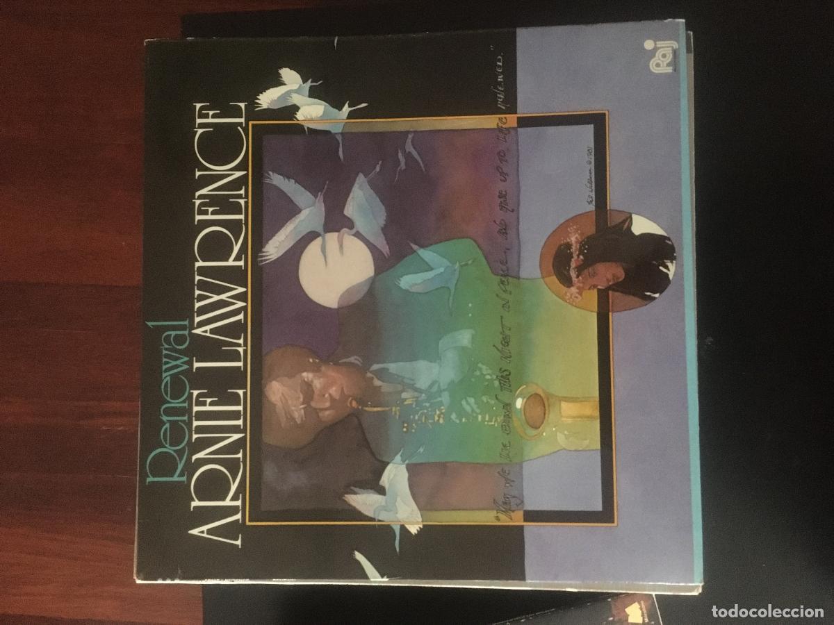 Discos de vinil: Arnie Lawrence Renewal 1985 lp Palo Alto records Spain 86.2115/2