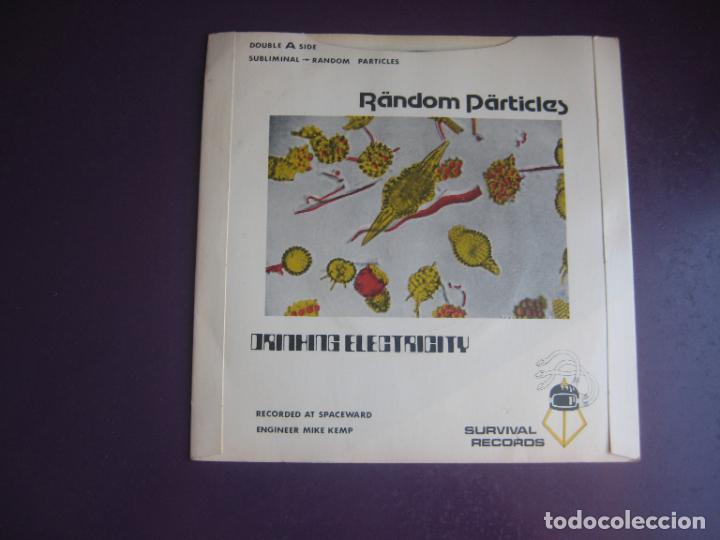 Discos de vinilo: Drinking Electricity &lrm;&ndash; Subliminal / Random Particles - Sg SURVIVAL 1981 - ELECTRONICA, TECNO, SYNTH - Foto 2