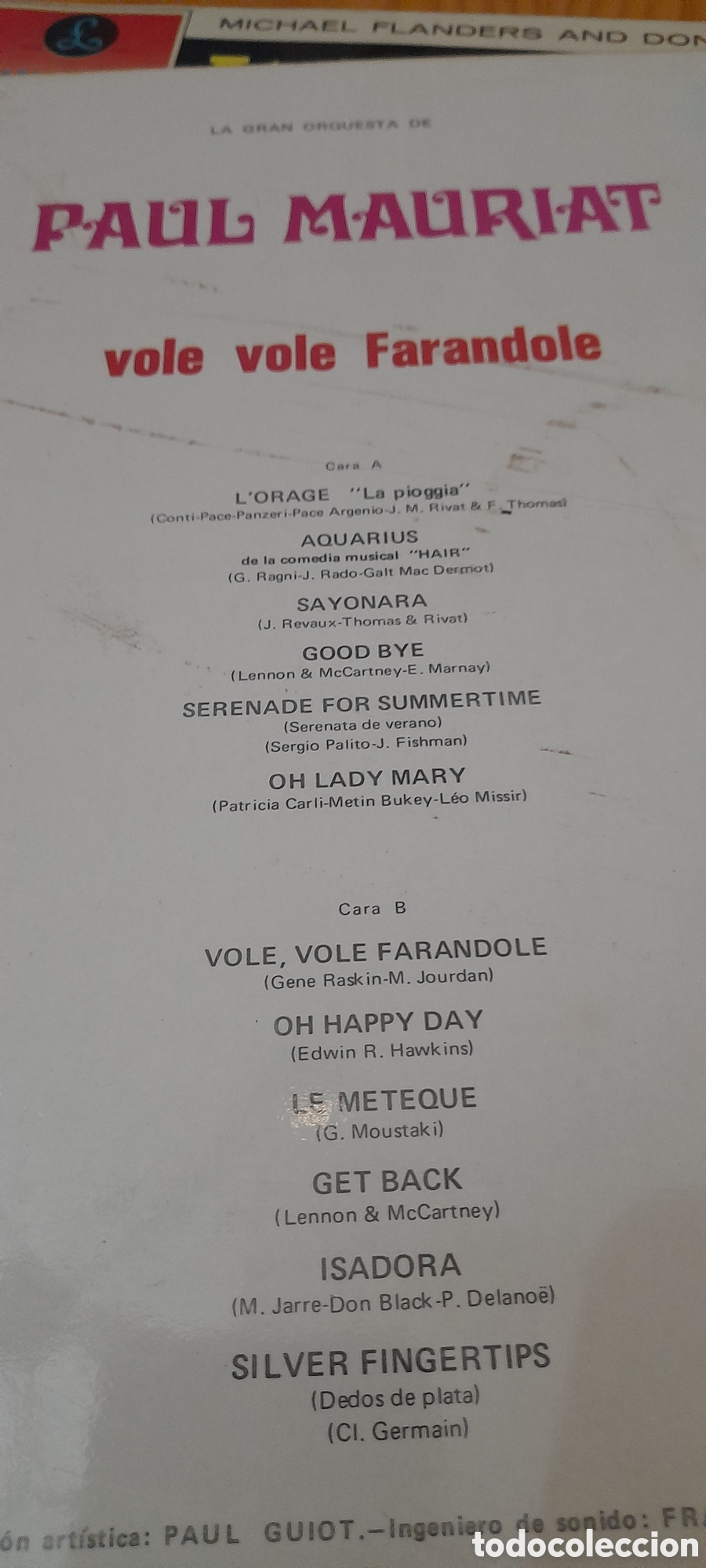 Discos de vinilo: La gran orquesta de Paul Mauriat - Foto 2