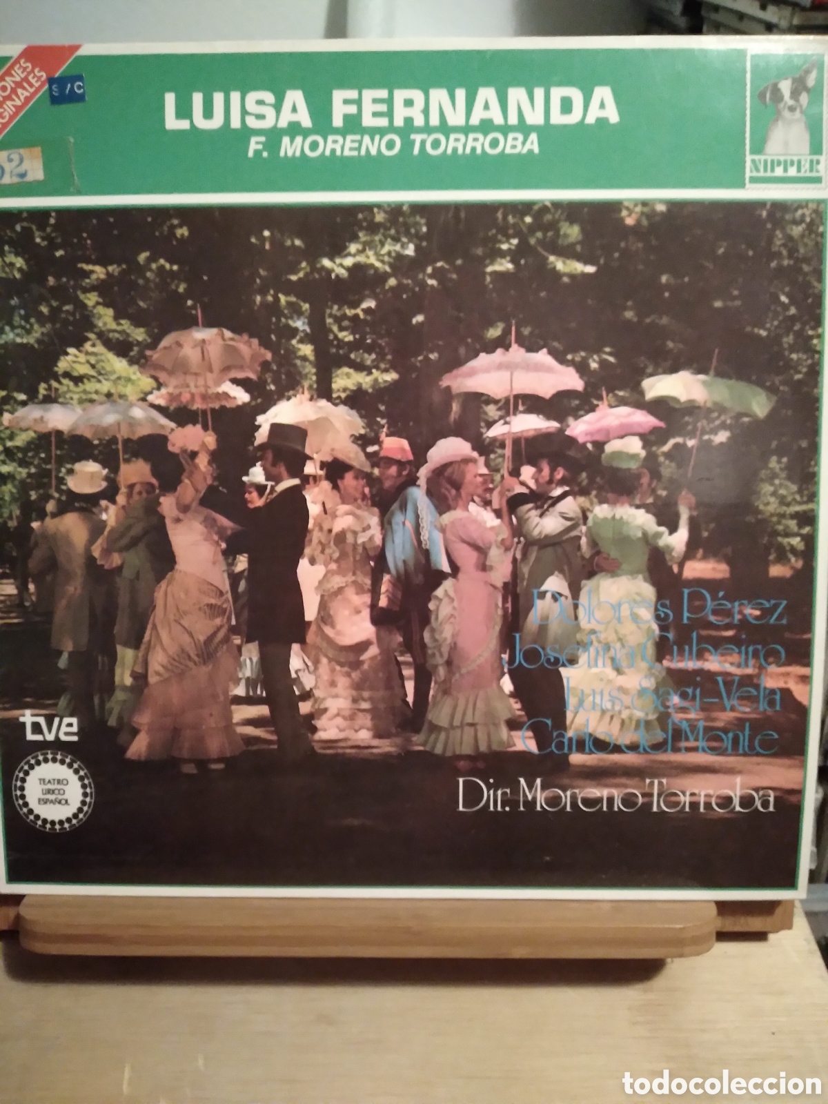 Disques de vinyle: F. MORENO TORROBA-LUISA FERNANDA ZARZUELA EN TRES ACTOS-LP VINILO-