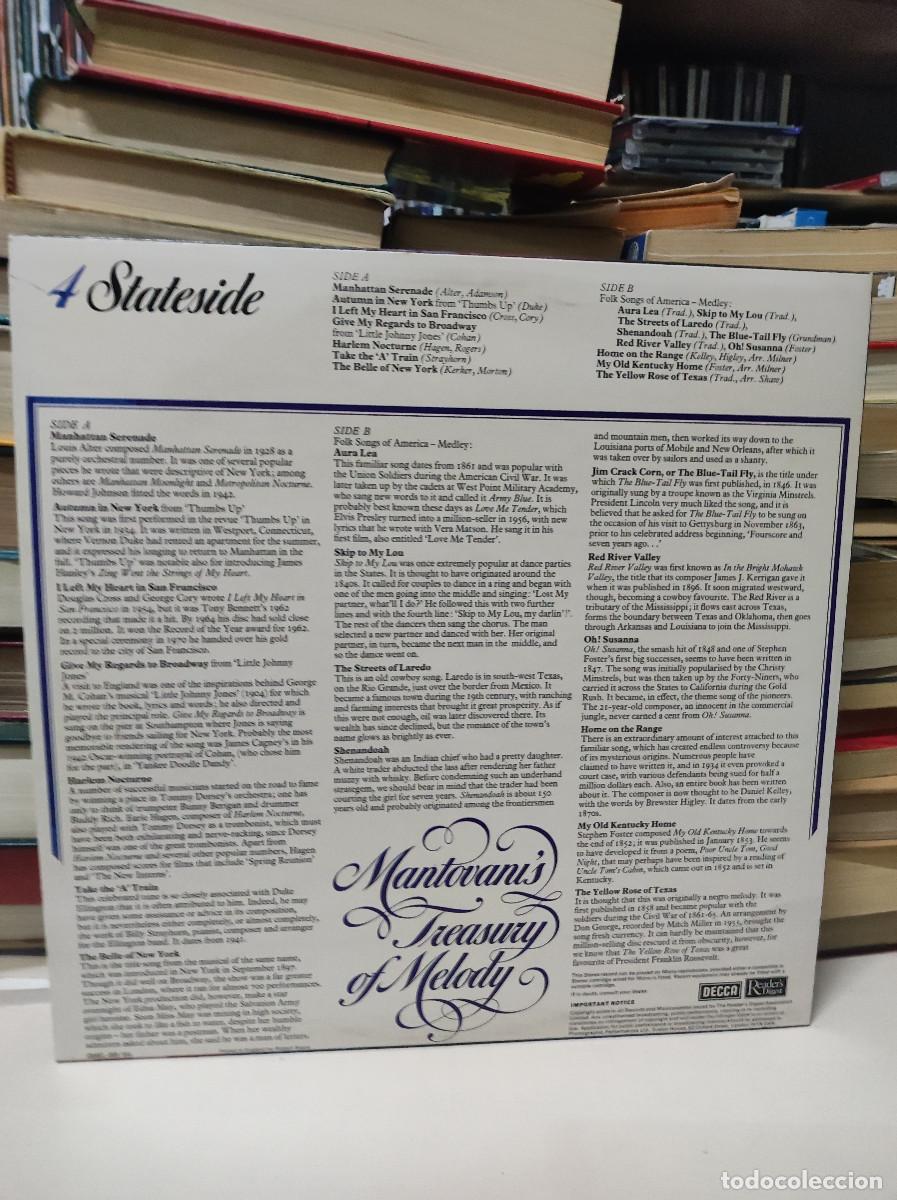 Discos de vinilo: Mantovani STATESIDE - Foto 2