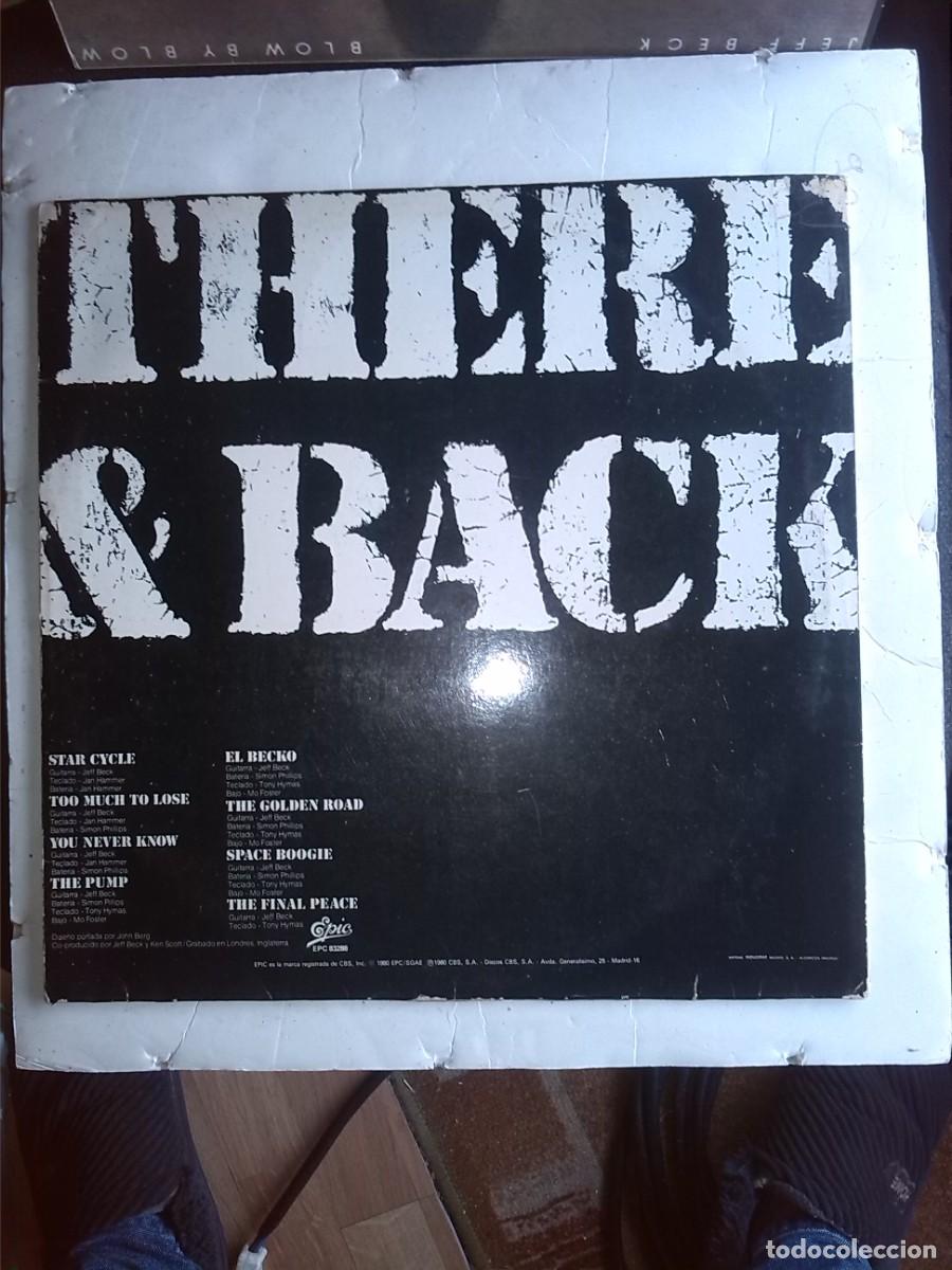 Discos de vinilo: jeff beck there and back 1980 lp - Foto 2