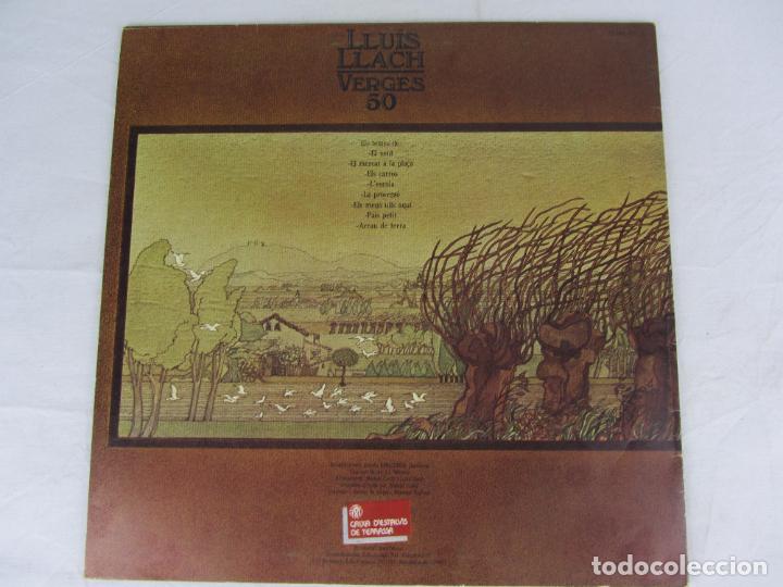 Discos de vinilo: Llu&iacute;s Llach - Verges 50 - LP Vinilo - 1981 - Foto 3