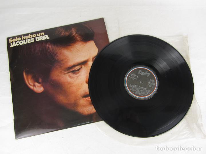 Discos de vinilo: Jacques Brel - Solo hubo un Jacques Brel - LP Vinilo - 1978 - Foto 2