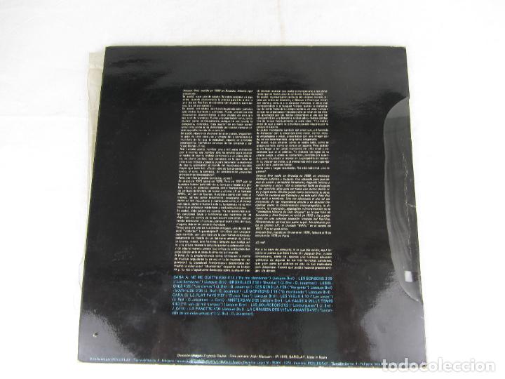 Discos de vinilo: Jacques Brel - Solo hubo un Jacques Brel - LP Vinilo - 1978 - Foto 4