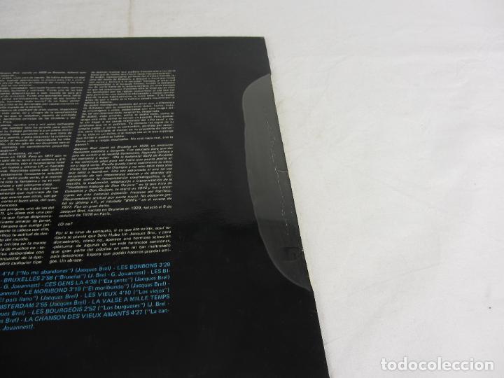 Discos de vinilo: Jacques Brel - Solo hubo un Jacques Brel - LP Vinilo - 1978 - Foto 5