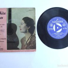 Discos de vinilo: SINGLE EP VINILO CONCHITA PIQUER CANDELARIA LA DEL PUERTO + 3 1958 ORQUESTA MAESTRO CISNEROS. Lote 368713036