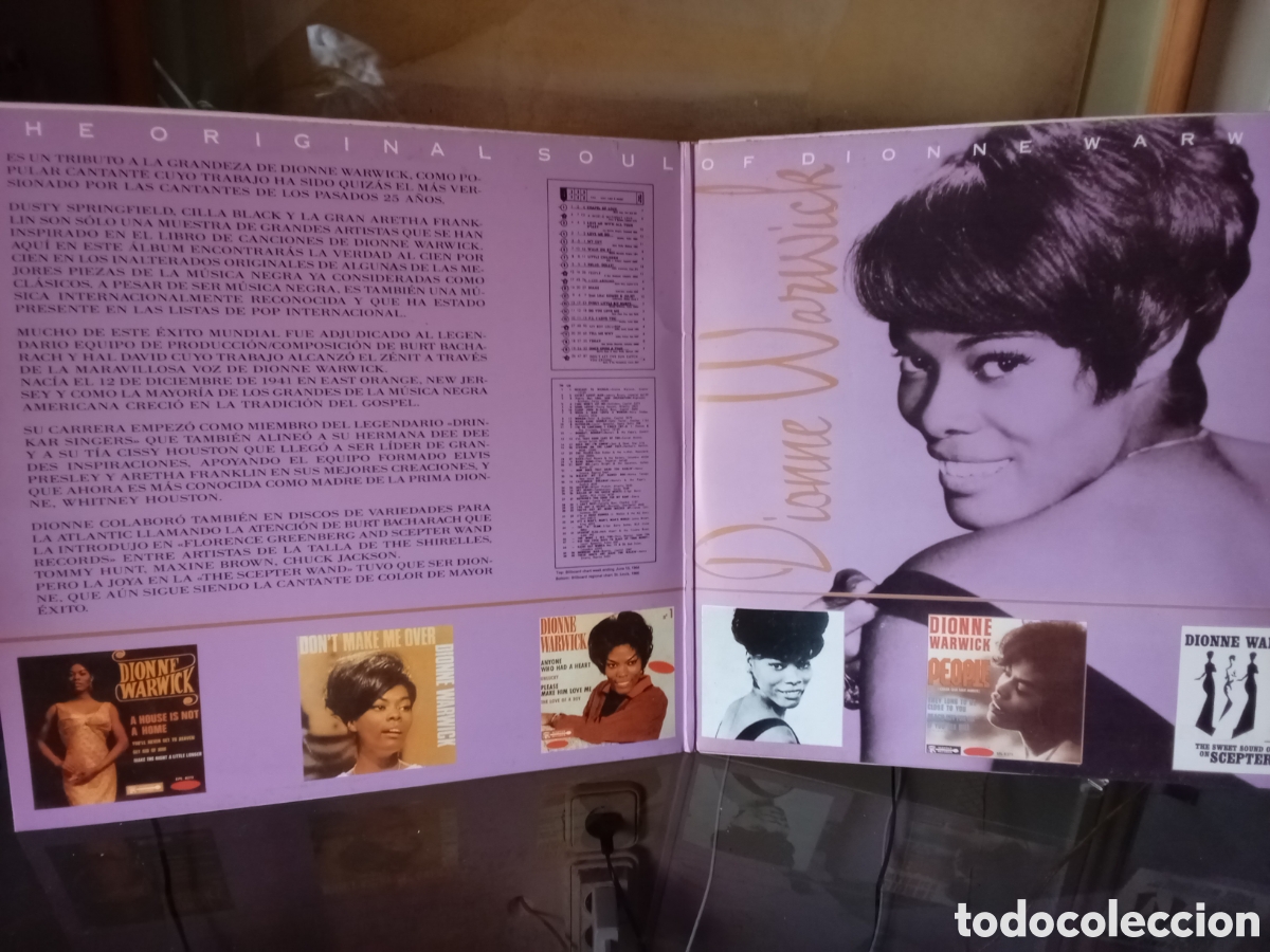Discos de vinilo: DIONNE WARWICK Doble Lp de HITS Edici&oacute;n GRIND Spain - Foto 4