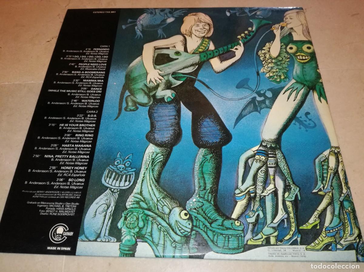 Discos de vinilo: ABBA-GRANDES EXITOS-GATEFOLD-ORIGINAL ESPA&Ntilde;OL 1976 - Foto 2