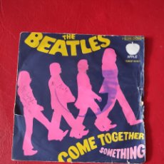 Discos de vinilo: THE BEATLES COME TOGETHER, SOMETHING SINGLE ITALIA 1969 PDELUXE. Lote 368777766
