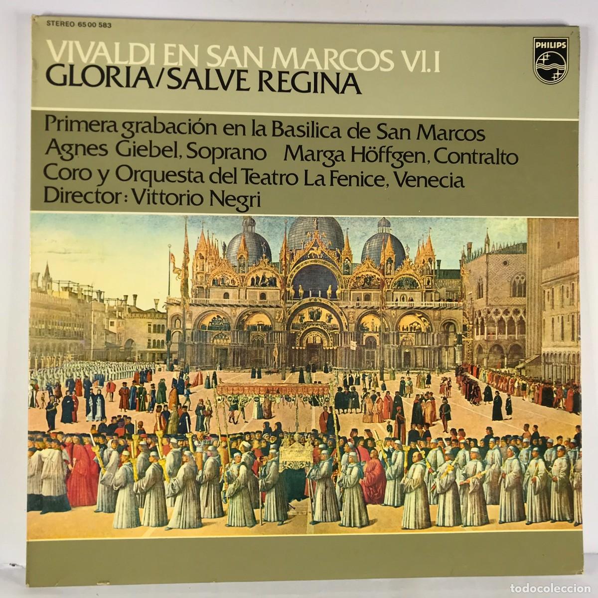 Discos de vinilo: Vivaldi, Agn&egrave;s Giebel - Marga H&ouml;ffgen ● Vivaldi En San Marcos ● Vinyl, LP, Album, SPAIN 1973