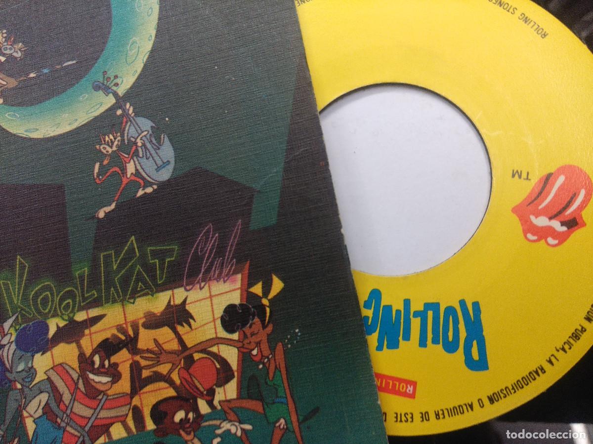 Discos de vinilo: ROLLING STONES/HARLEM SHUFFLE/SINGLE PROMOCIONAL. - Foto 2