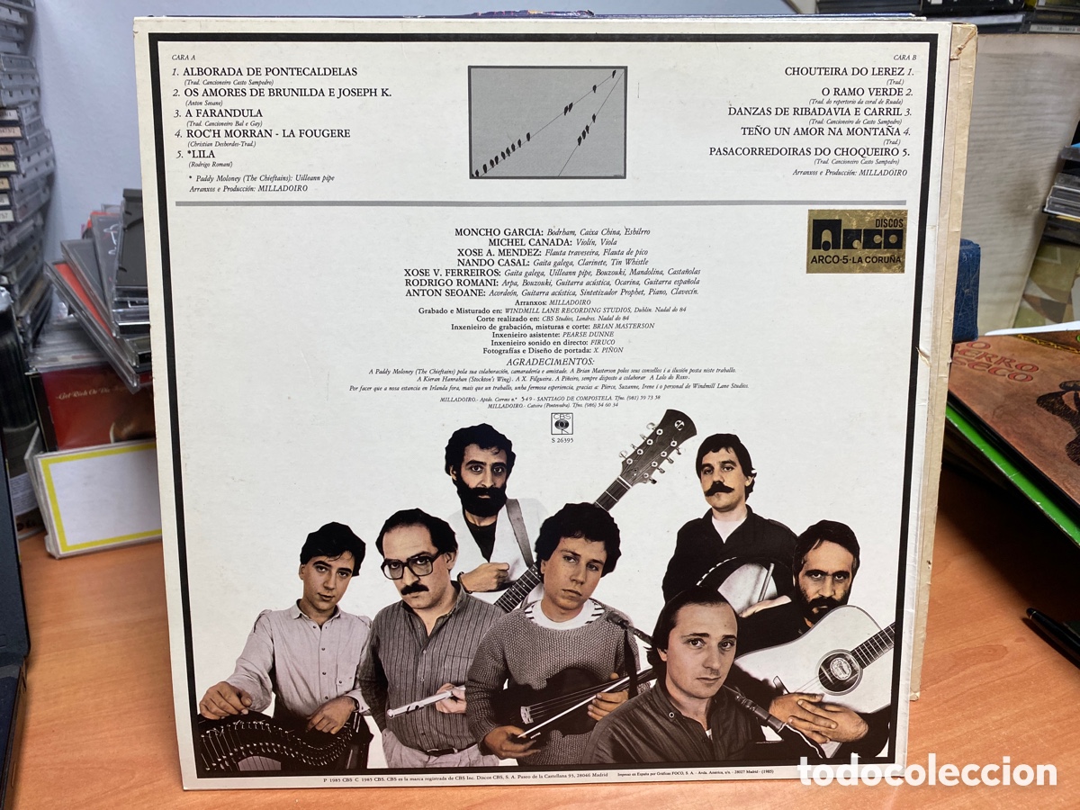 Discos de vinilo: Milladoiro - Solfafria (LP, Album) - Foto 2