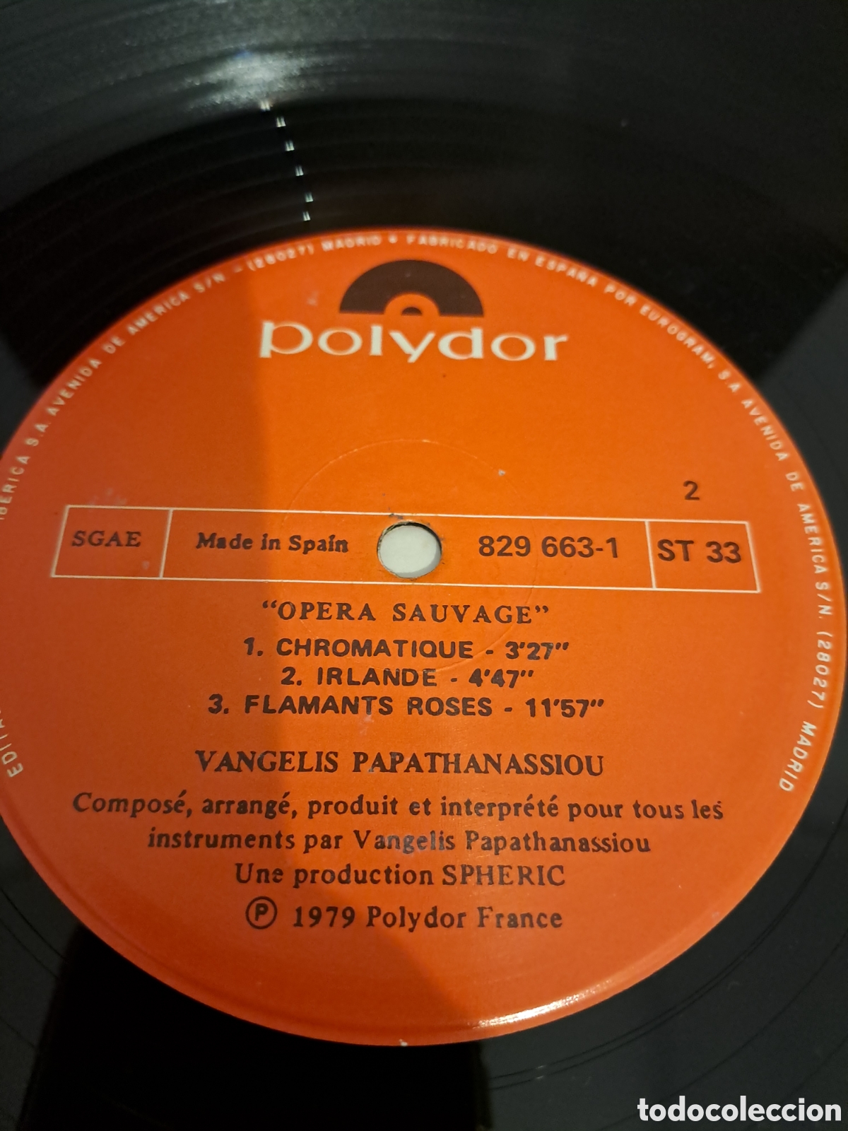 Discos de vinilo: *Vangelis Papathanassiou*&nbsp;&ndash;&nbsp;Op&eacute;ra Sauvage. LA.5 - Foto 4