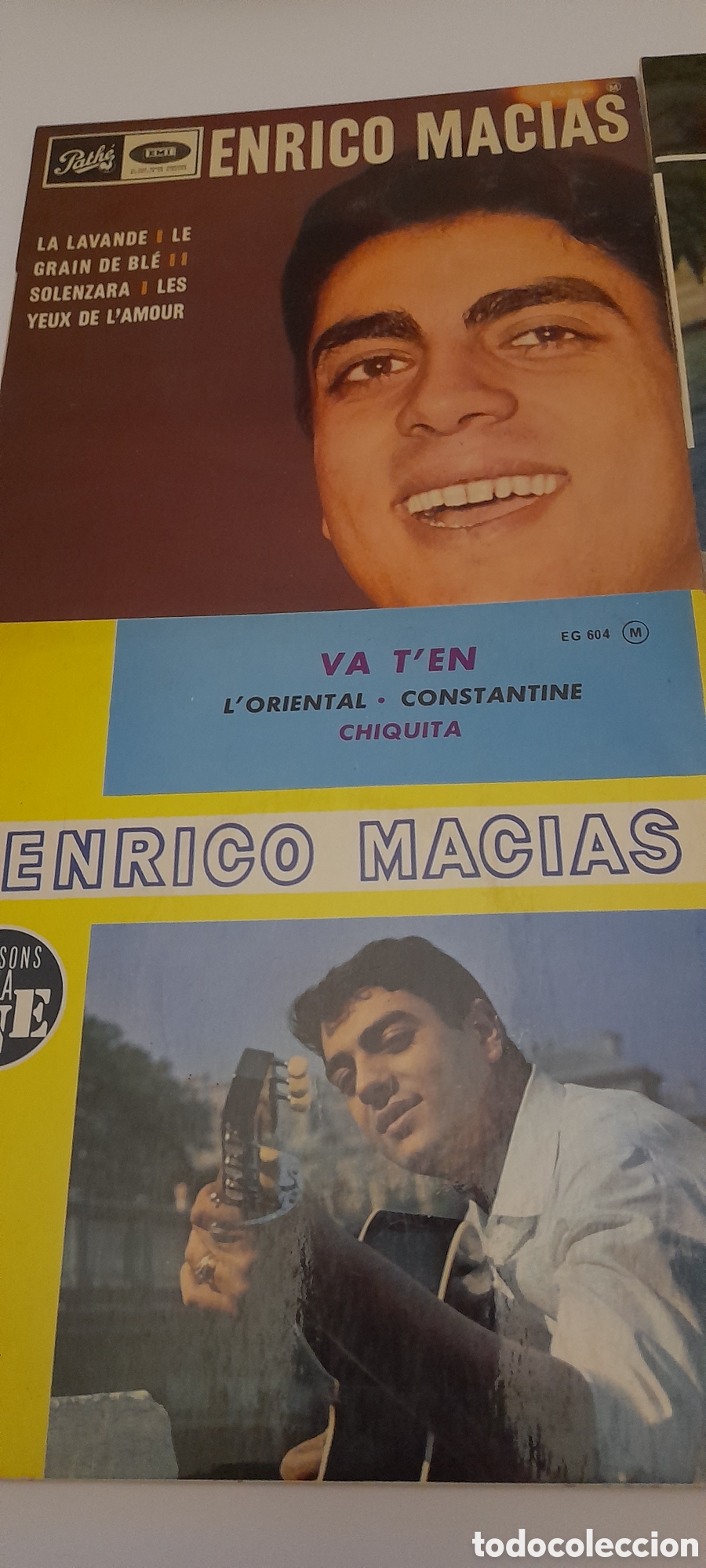 Discos de vinilo: Disco vinilo Enrico Macias lote de 4 - Foto 2