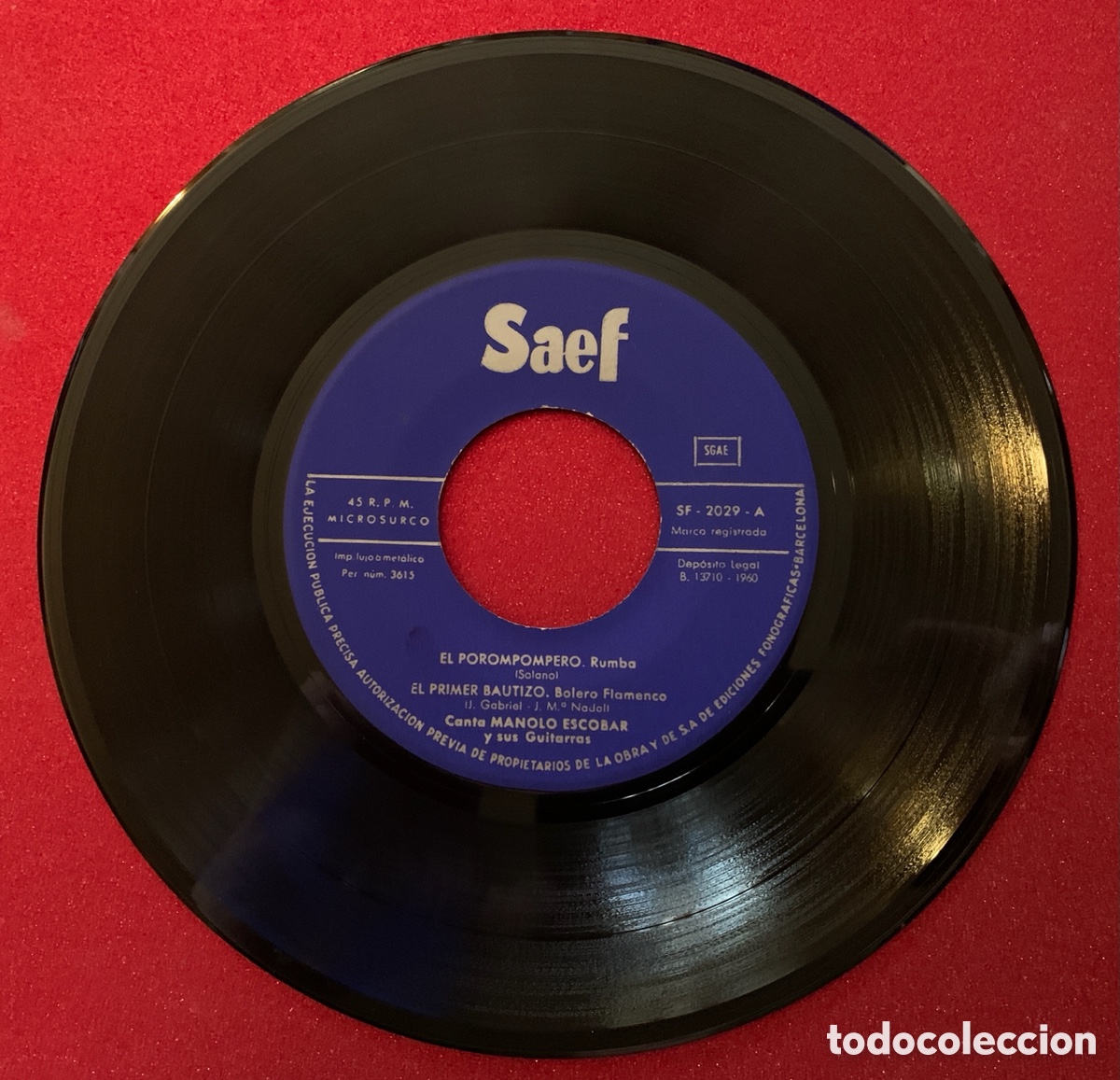 Discos de vinilo: MANOLO ESCOBAR FIRMADO - Foto 4