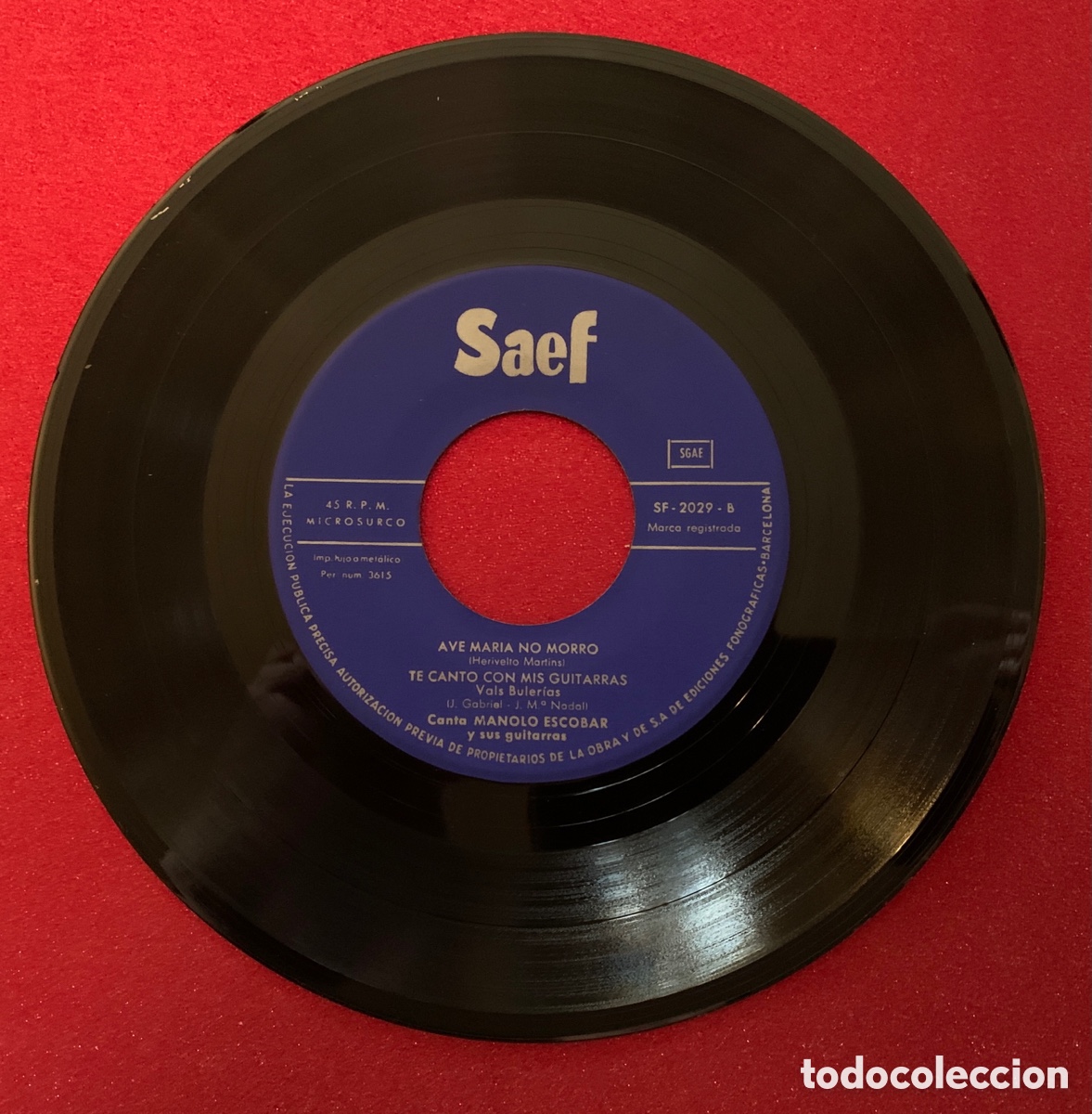 Discos de vinilo: MANOLO ESCOBAR FIRMADO - Foto 5