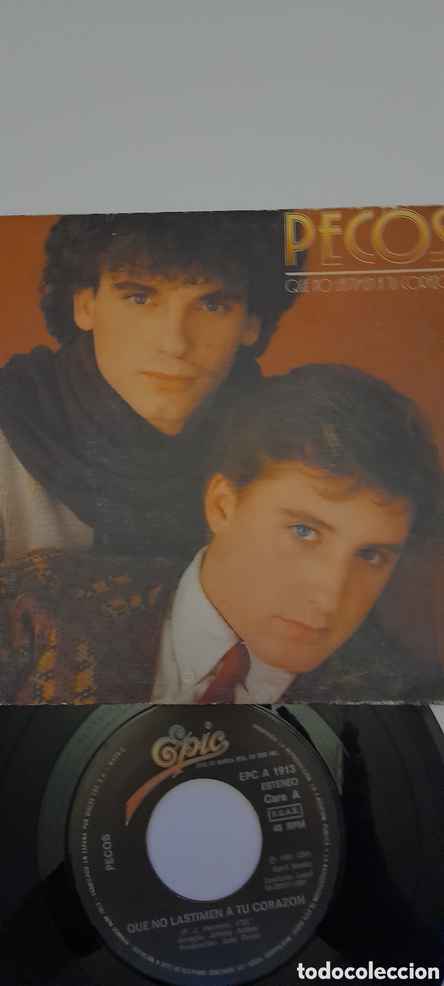 Discos de vinilo: Disco vinilo Pecos,que no lastimen a tu coraz&oacute;n - Foto 1