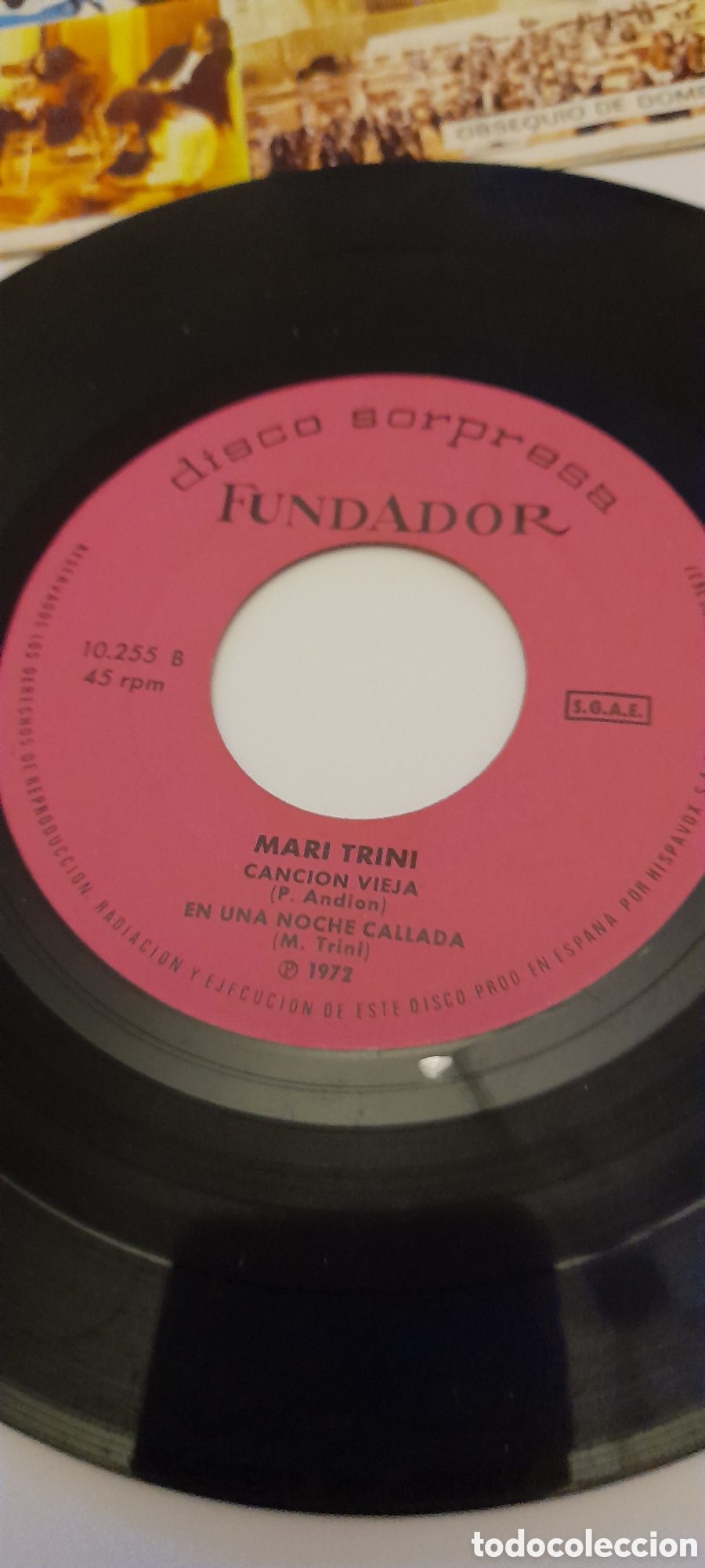 Discos de vinilo: Disco obsequio Fundador, Mari Trini - Foto 2