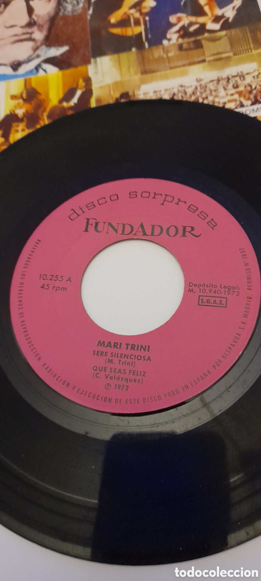 Discos de vinilo: Disco obsequio Fundador, Mari Trini - Foto 3