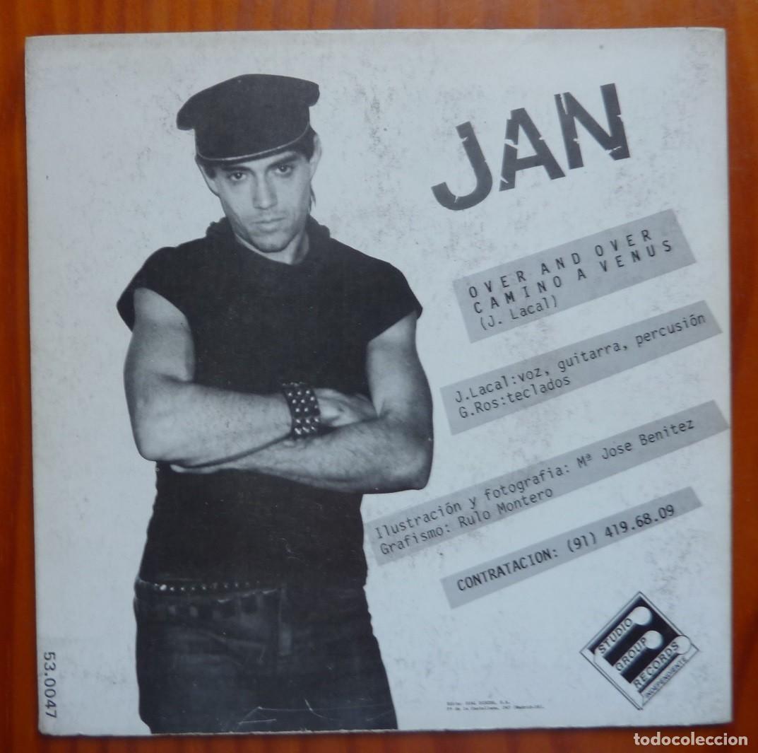 Discos de vinilo: JAN / OVER AND OVER / 1983 / SINGLE - Foto 2