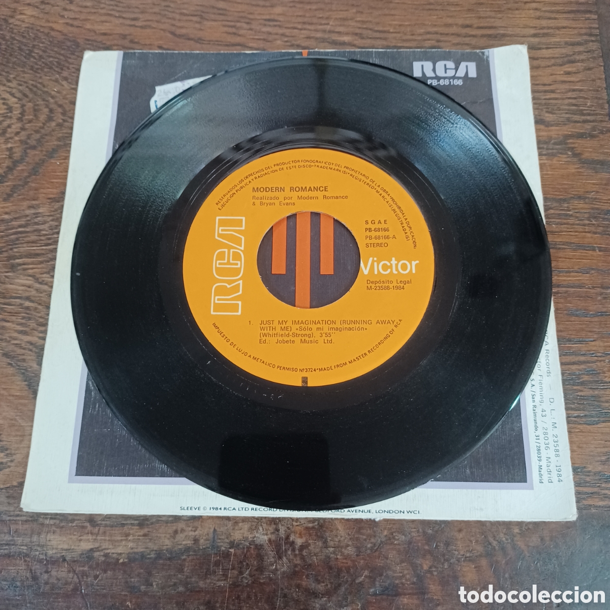 Discos de vinilo: MODERN ROMANCE - JUST MY IMAGINSTION - Foto 4