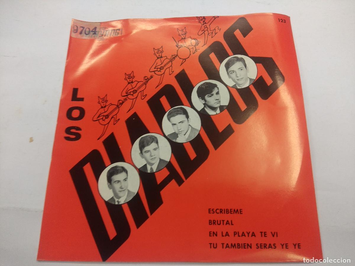 Discos de vinilo: LOS DIABLOS/ESCRIBEME/SINGLE. - Foto 1