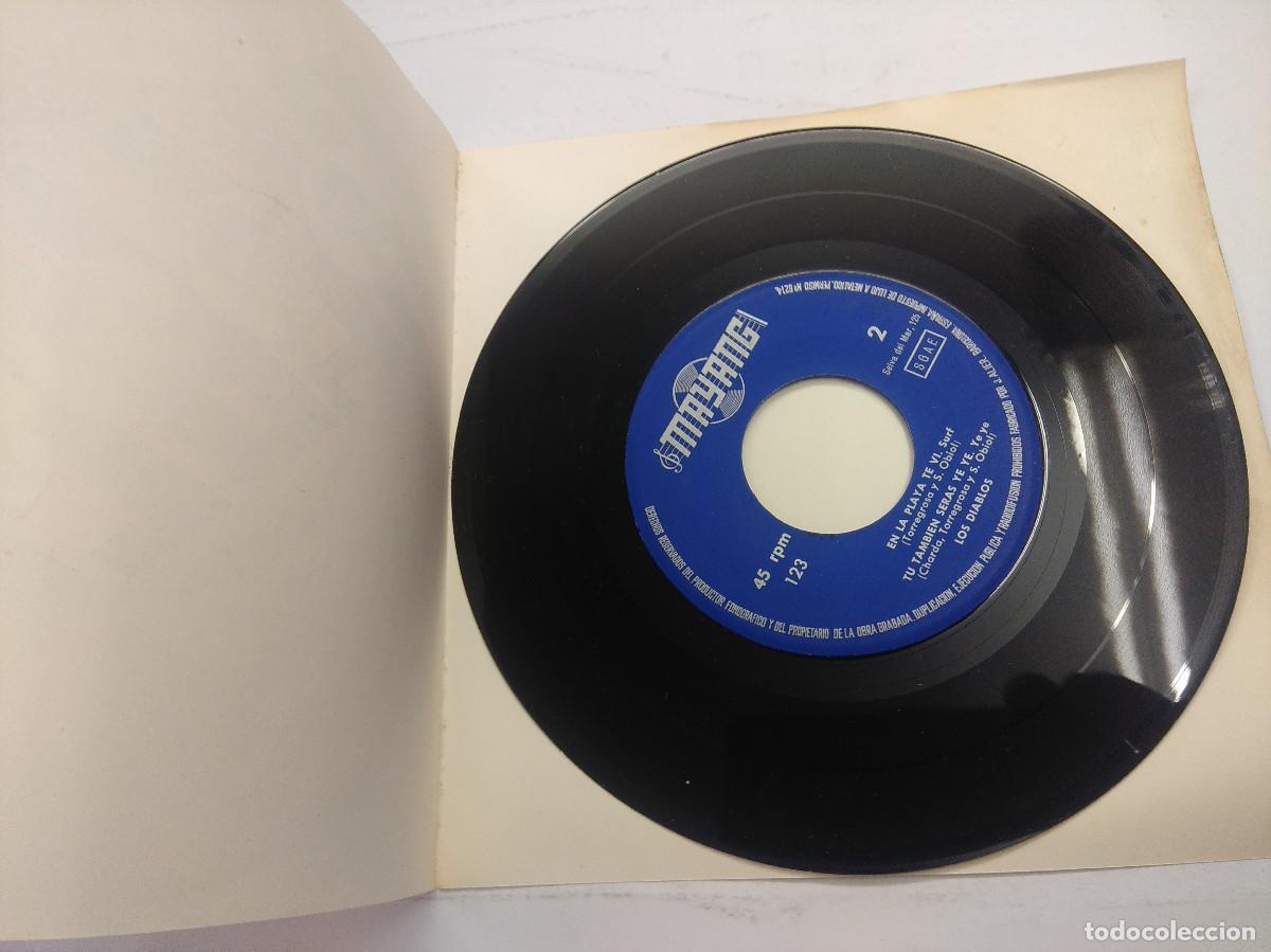 Discos de vinilo: LOS DIABLOS/ESCRIBEME/SINGLE. - Foto 2