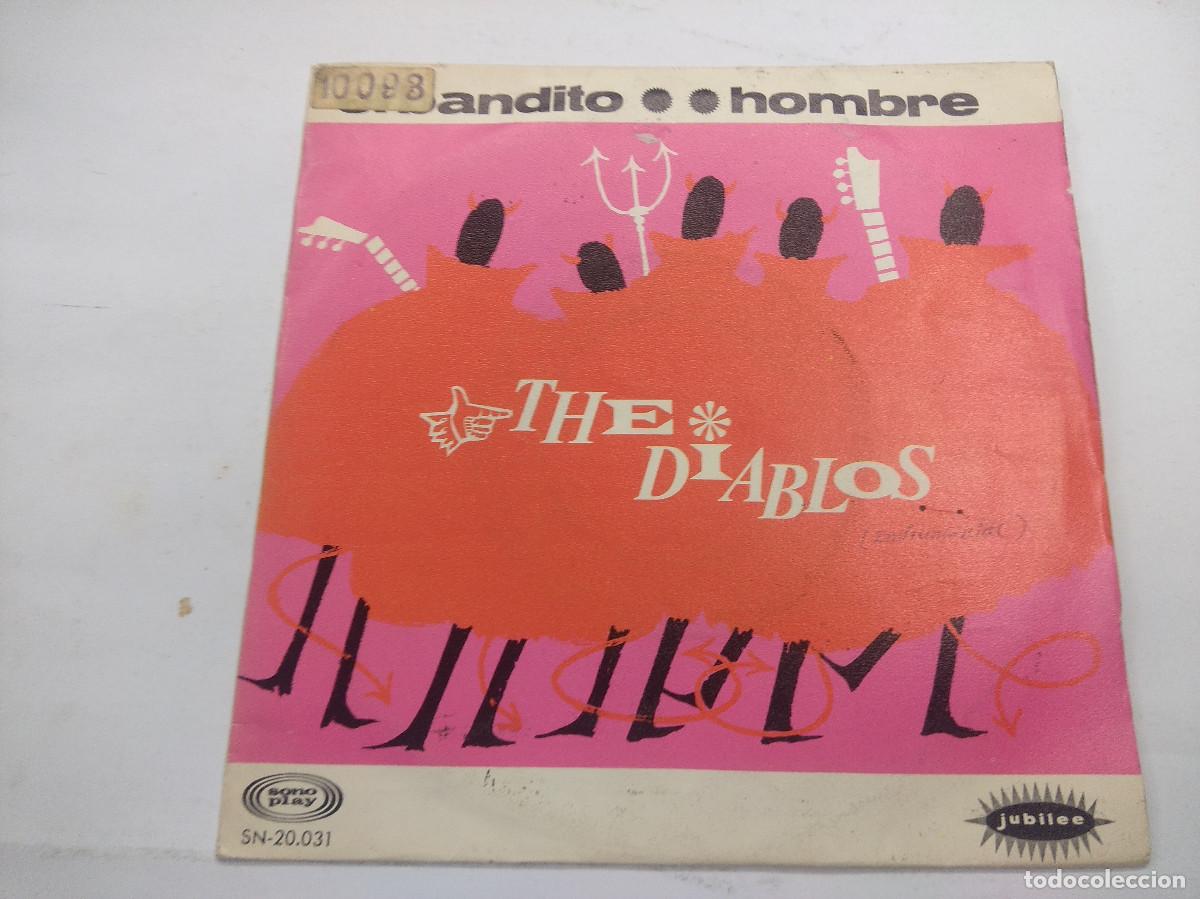 Discos de vinilo: THE DIABLOS/EL BANDITO/SINGLE. - Foto 1