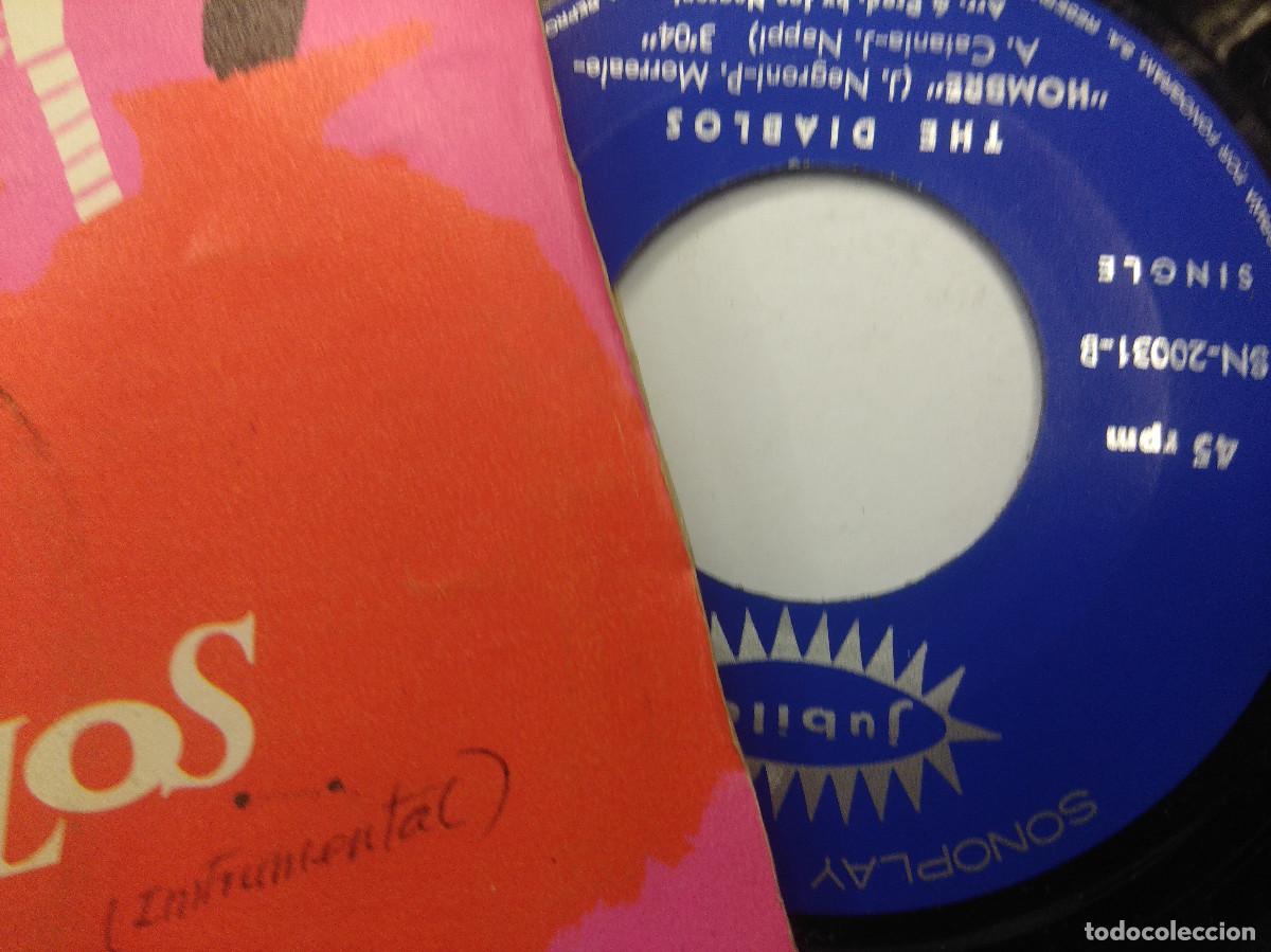 Discos de vinilo: THE DIABLOS/EL BANDITO/SINGLE. - Foto 2