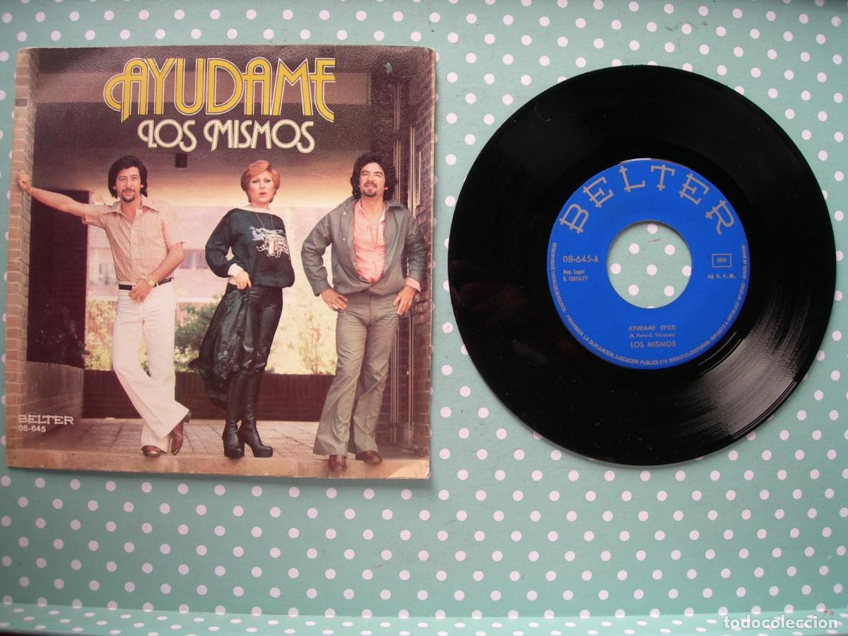 Discos de vinilo: LOS MISMOS / AYUDAME + 1 / SG - Foto 1