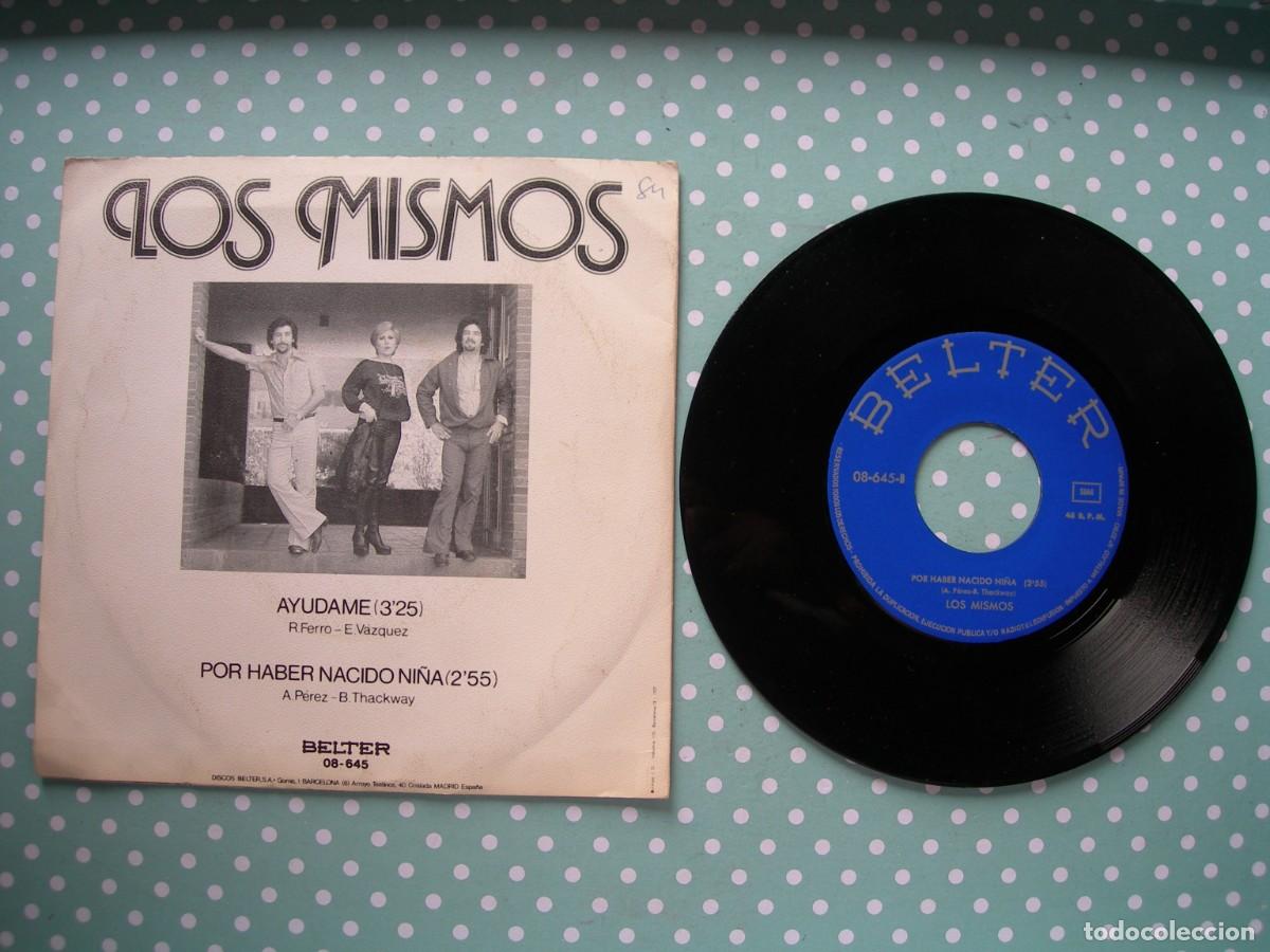 Discos de vinilo: LOS MISMOS / AYUDAME + 1 / SG - Foto 2