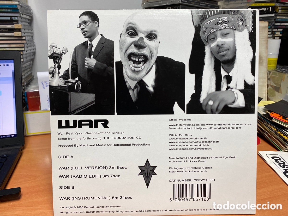 Discos de vinilo: Terra Firma - War (12&rdquo;) - Foto 2